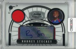 2007-08 TOPPS Bowman Sterling Rodney Stuckey Autograph & Player Worn Material (RC) 【203/218】