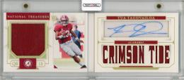2020 PANINI National Treasures Collegiate Combo Material Signatures Booklet Gold #6 Tua Tagovailoa The University of Alabama 【01/30】