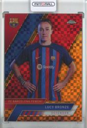 2022-23 Topps Chrome Team Set FC BARCELONA   Lucy Bronze Orange X Fractor Parallel 16/25