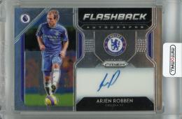 2019-20 Panini Prizm Premier League Arjen Robben Flashback Autographs #3 Chelsea FC