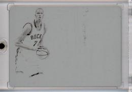 2016-17 Panini Flawless  Thon Maker Horizontal Patch Autographs Black Plate #H-TM 1/1