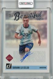 2021-22 Donruss Soccer Road to Qatar Giovani Lo Celso The Beautiful Game Autographs #33 Argentina