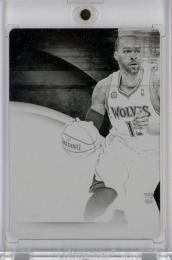 2013-14 Panini Immaculate Collection  Shabazz Muhammad Team Logos Black Plate #28 1/1