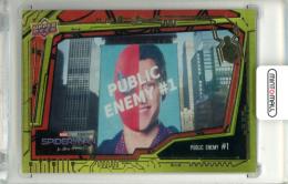 2023 Upper Deck Spider-Man: No Way Home Public Enemy #2 Base Card Spider-Man Foil Parallel【142/299】