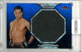 2013 Topps Finest UFC Yushin Okami #FFM-YO Finest Fight Mat Jumbo Relic Card Blue Refractor Parallel【168/188】