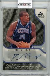 【状態若干難あり】2009-10 UPPER DECK SP Game Used Paul Millsap Autograph