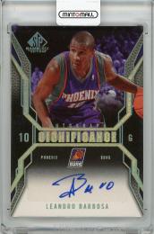 【裏面下部若干難あり】2007-08 UPPER DECK SP Game Used Leandro Barbosa Autograph