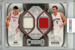 2009-10 UPPER DECK SP Game Used Yao Ming & Andrea Bargnani Combo Game Used Memorabilia【436/499】