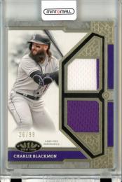 2024 Topps Tier One Charlie Blackmon T1R-CB Tier One Dual Relic【26/99】