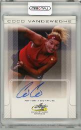 2017 Leat SIGNATURE SERIES Coco Vandeweghe 直筆サインカード【角にキズ有】