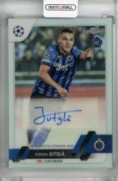 2022-23 Topps Chrome UEFA Club Competitions Ferran Jutgla Autographs #CAFJ Club Brugge