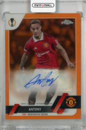 2022-23 Topps Chrome UEFA Club Competitions Antony Autographs Orange Refractors #CAA【15/25】 Manchester United