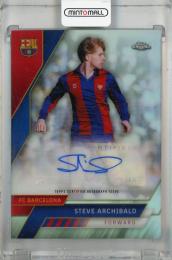 2022-23 FC Barcelona Topps Chrome Steve Archibald Autographs #AU-SA FC Barcelona
