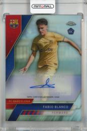 2022-23 FC Barcelona Topps Chrome Fabio Blanco Autographs #AU-BL ※表面初期傷有 FC Barcelona