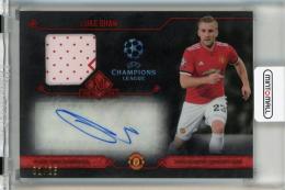 2017-18 Topps Museum Collection UEFA Champions League Luke Shaw Museum Autograph Relics Ruby #MARLSH【01/25】