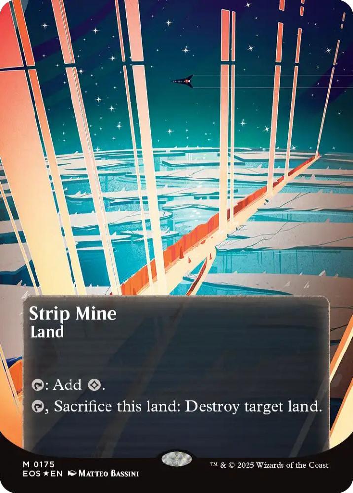 MTG【ギャラクシーFoil】露天鉱床/Strip Mine１枚 ギャラクシーFOIL)(472)露天鉱床/Strip Mine《英語》【SLD】