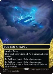 【EOS】【ENG】【ギャラクシーFoil】〈131-R-L〉《沈んだ城塞/Sunken Citadel》