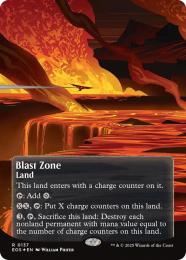 【EOS】【ENG】【ギャラクシーFoil】〈137-R-L〉《爆発域/Blast Zone》ボーダーレス版