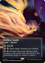 【EOS】【ENG】【ギャラクシーFoil】〈150-R-L〉《終わりなき砂漠/Endless Sands》ボーダーレス版