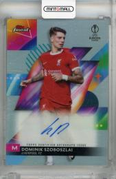 2023-24 Topps Finest UEFA Club Competitions Dominik Szoboszlai Autographs #ADS Liverpool FC