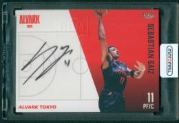 2023-24 BBM×Bリーグ FAST BREAK 1st Half セバスチャン サイズ 直筆サインカード【50/52】 アルバルク東京