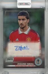 2022-23 Topps Stadium Club Chrome Zidane Iqbal Chrome Autographs #CAZI Manchester United