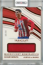 2023-24 Panini Immaculate Collection Alvaro Morata Magnificent Memorabilia #31【09/99】 Atletico De Madrid