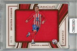 2023-24 Panini Immaculate Collection Rodrigo Riquelme Clearly Immaculate Jerseys #43【52/99】 Atletico De Madrid
