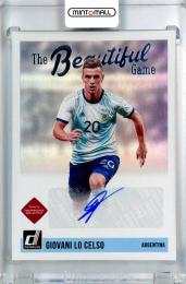 2021-22 Panini Donruss Giovani Lo Celso Beautiful Game Autographs #33 Argentina