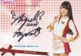 2018BBMチアリーダーDancing Heroine舞 東北楽天 NOZOMI 直筆サインカード 14/60