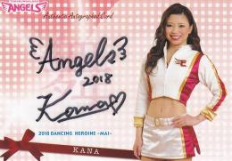 2018BBMチアリーダーDancing Heroine舞 東北楽天 KANA 直筆サインカード 53/60