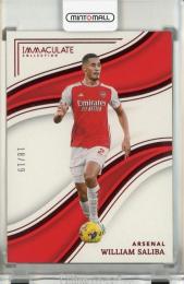 2023-24 Panini Immaculate Collection William Saliba Ruby #117【18/19】