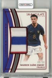2023-24 Panini Immaculate Collection Warren Zaire-Emery Remarkable Memorabilia Ruby #28【05/30】