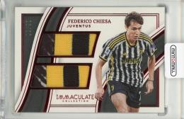 2023-24 Panini Immaculate Collection Federico Chiesa Jumbo Dual Patches Ruby #2【23/30】