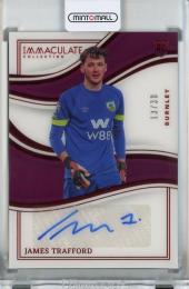 2023-24 Panini Immaculate Collection James Trafford Immaculate Autographs Ruby RC #30【13/30】