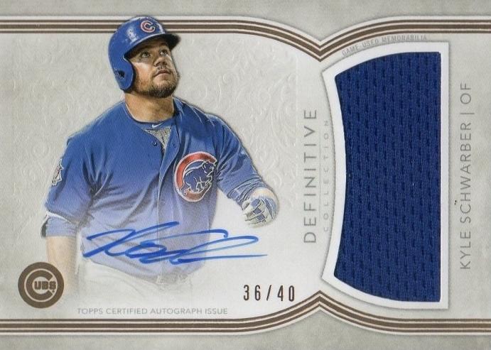 Schwarber TOPPS シュワーバー 直筆 サイン カード auto ミントモール / MINT 千葉店 / 2018 Topps Definitive Collection Kyle