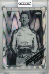 2021 Topps Chrome Formula 1 Williams Racing Nicholas Latifi F1 RACERS Base B&W RayWave Refractor(パラレル版)