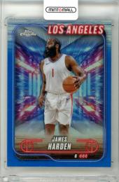 2024-25 Topps Chrome James Harden #198 Base Blue Refractors【062/150】 Clippers