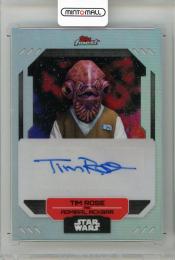 2022 TOPPS Finest Star Wars Tim Rose as Admiral Ackbar Autographs #FATR  star wars