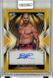 2024 TOPPS CHROME UFC Jiri Prochazka Autograoh Gold【05/50】