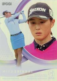 2023 EPOCH JLPGA 日本女子ゴルフ協会 オフィシャルトレーディングカード ROOKIES & WINNERS #HG-35 新海美優 インサートカード(ホログラフィカ)