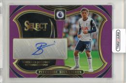 2024-25 Panini Select Premier League Brennan Johnson Pitchside Signature【20/49】 Tottenham Hotspur