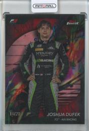 2024 Finest Formula 1 Joshua Dufek Red Black Vapor Refractors #69【14/20】