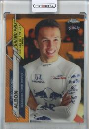 2020 Topps Chrome Formula 1 Alexander Albon/Grand Prix Driver of the Day RC Orange Refractors #156【06/25】