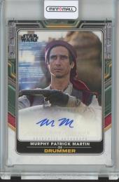 2022 TOPPS STAR WARS THE BOOK OF BOBA FETT HOBBY Murphy Patrick Martin as Drummer Autograph/#A-MPM