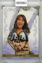 2011 BBM チアリーダーDancing Heroine BsGirls CHIAKI 直筆サインカード 32/60