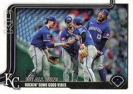 2025 Topps SERIES.2 MLB #436 We All Win!/Bobby Witt Jr/Salvador Perez/Michael Massey/Tyler Gentry レギュラーカード