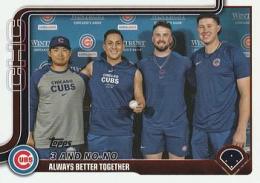 2025 Topps SERIES.2 MLB #517 3 and No-No/Shota Imanaga/Miguel Amaya/Nate Pearson/Porter Hodge レギュラーカード