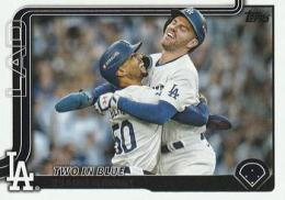 2025 Topps SERIES.2 MLB #631 Two in Blue/Freddie Freeman/Mookie Betts レギュラーカード