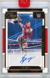 2024 PANINI Three Count WWE Iyo Sky Timeless Moments Autographs Vertical FOTL Pink #TVIYO【Last No. 10/10】